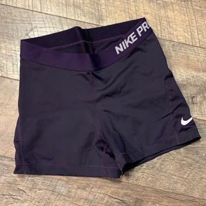 Plum/Purple Nike Pros size medium fit small